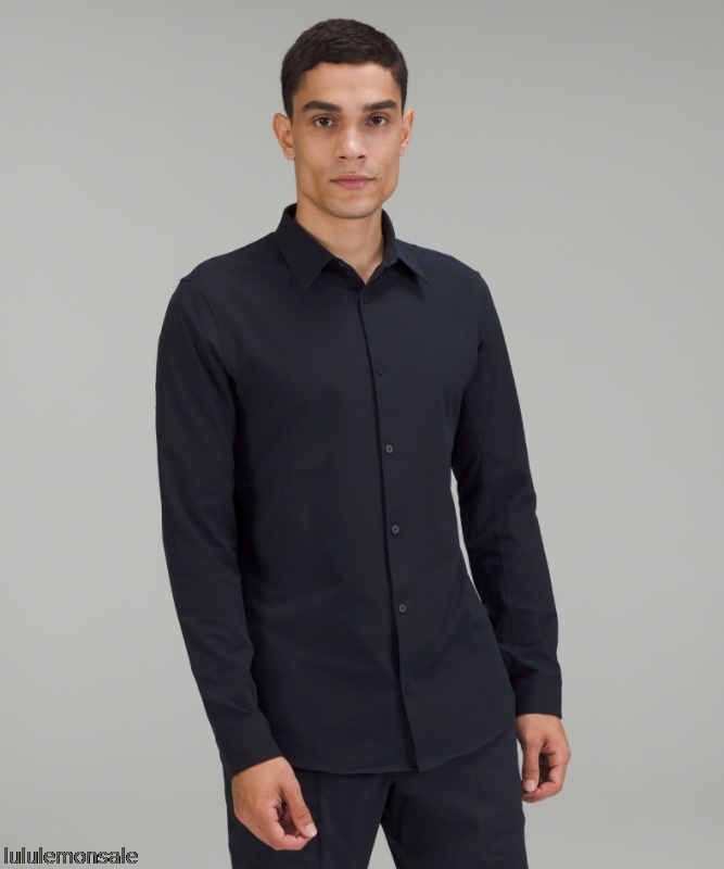 Lululemon Verkauf DELULU609 | New Venture Langarmshirt Classic Navy